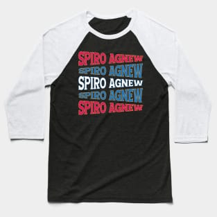 TEXT ART USA SPIRO AGNEW Baseball T-Shirt